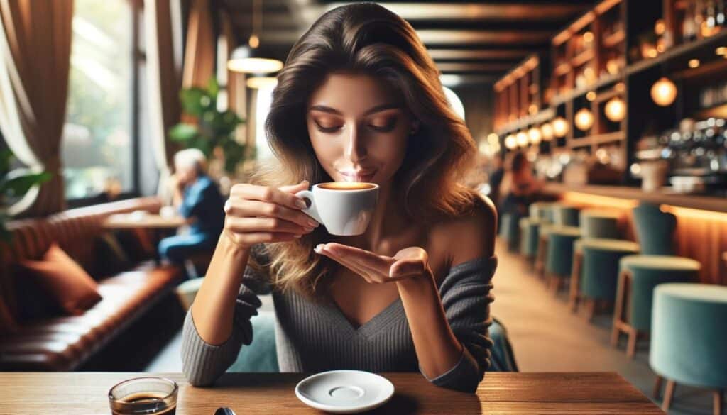 Enjoying Espresso