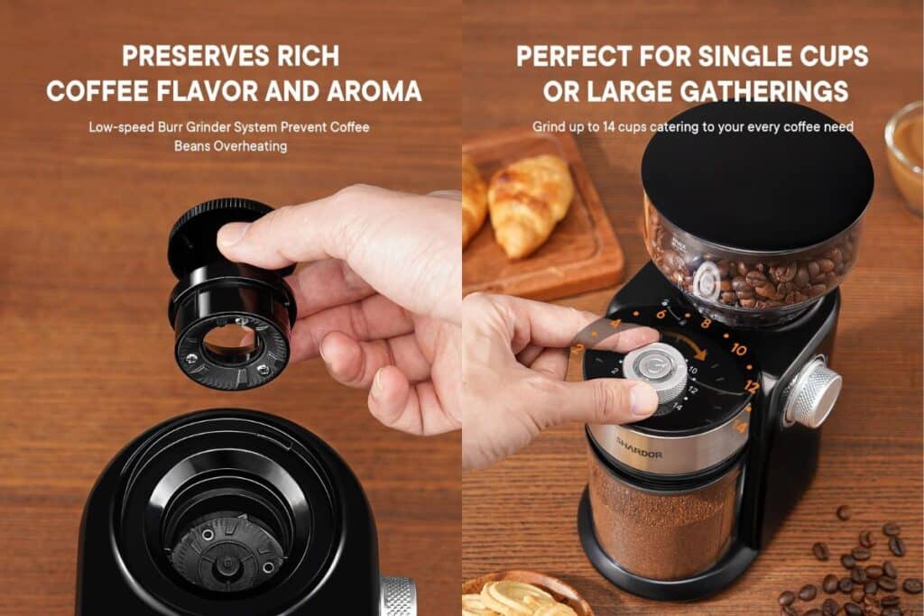 SHARDOR Electric Burr Coffee Grinder 2.0